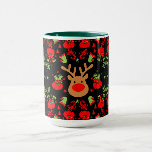 Funny Elf Christmas Wrapping Mug