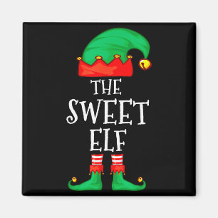 Funny Elf Family Christmas The Sweet Elf Sweater M Magnet