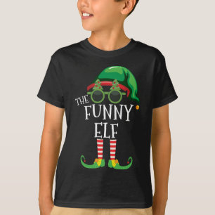 Funny Elf Matching Christmas Party Pjs Family Outf T-Shirt