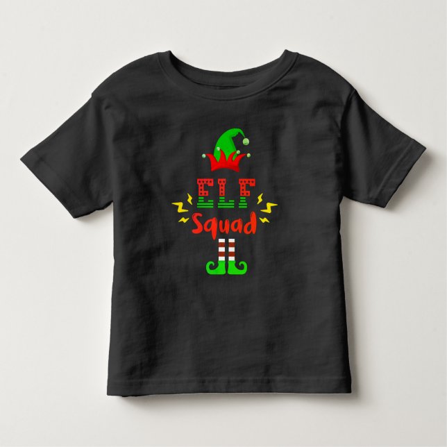FUNNY ELF SQUAD - CHRISTMAS FUN T-Shirt (Front)