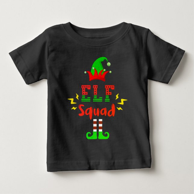 FUNNY ELF SQUAD - CHRISTMAS FUN T-Shirt (Front)