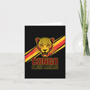 Funny Eloko Makasi Leopard Dr Congo Boys Vacay Card