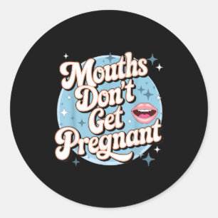 Funny Embarring Adult Humor Inappropriate Embarrin Classic Round Sticker