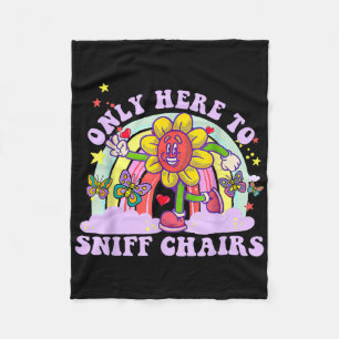 Funny Embarring Inappropriate Only Here To Sniff C Fleece Blanket