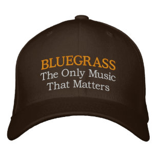 Funny Embroidery Bluegrass Hat