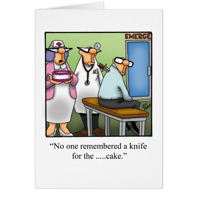 Funny Emergency Nurses Day Card "Spectickles" (Front)
