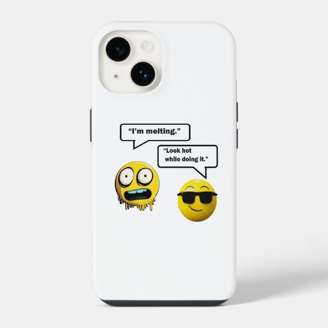 Funny Emoji iPhone / iPad Case (Back)