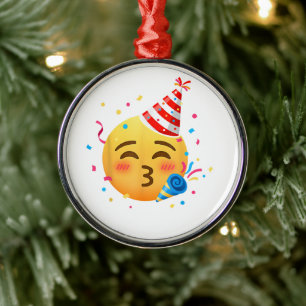 Funny Emoticon Party Metal Tree Decoration