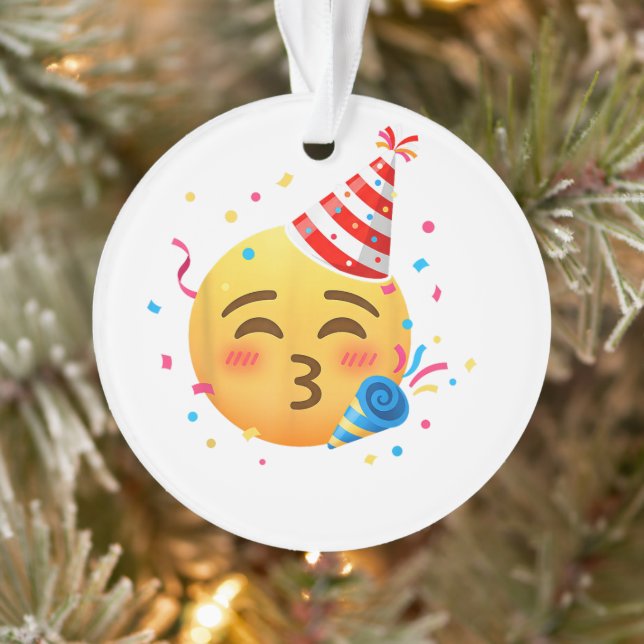 Funny Emoticon Party Ornament (Tree)