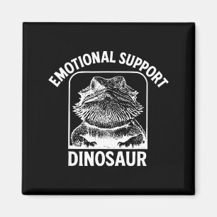 Funny Emotional Suprt Dinosaur  Magnet