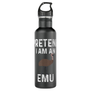 Funny Emu Design Bird Costume Emus  710 Ml Water Bottle