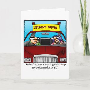 Funny Encouragement Humour Greeting Card