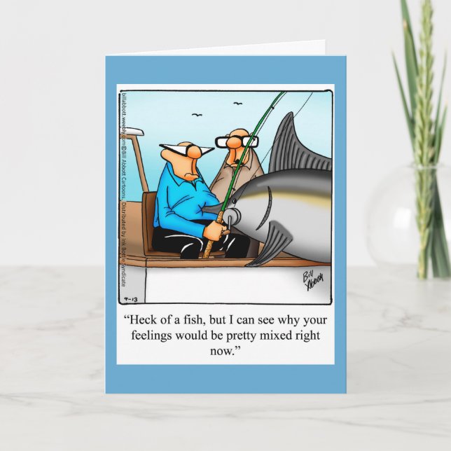 Funny Encouragement Humour Greeting Card (Front)