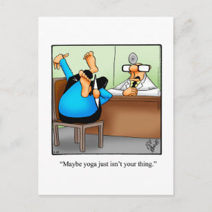 Funny Encouragement Humour Postcard