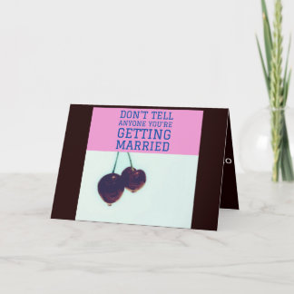 Funny Engagement Card from the Friends