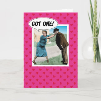 Funny engagement congratulations card