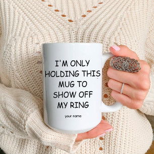Funny Engagement Future Mrs Fiancé Rustic Mug