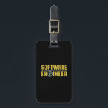 Funny Engineer Software Engineering and Programmer Luggage Tag<br><div class="desc">Software Engineer Freaking Awesome Is Not Official Job Title. Funny and humourous design for geek and nerd software engineers. This cool and awesome merchandise is for those working in software engineering or major in any engineering disciplines. Perfect for those who enjoy humour, puns, jokes and sarcasm. Great Christmas gift and...</div>