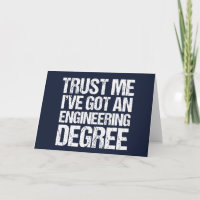 Funny Engineering Graduation Engineer Degree Blue