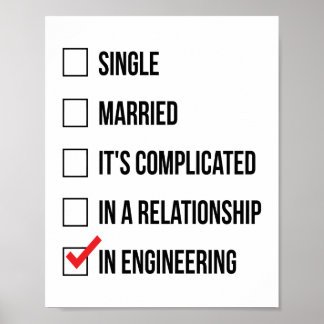 Funny Engineering Poster