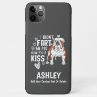Funny English Bulldog Fart Kiss Cool Dog Lover