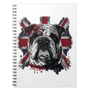 Funny English bulldog Notebook