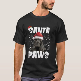 Funny English Cocker Spaniel Christmas Lights Tree T-Shirt