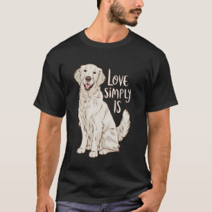 Funny English Cream Golden Retriever Mum Dad Puppy T-Shirt