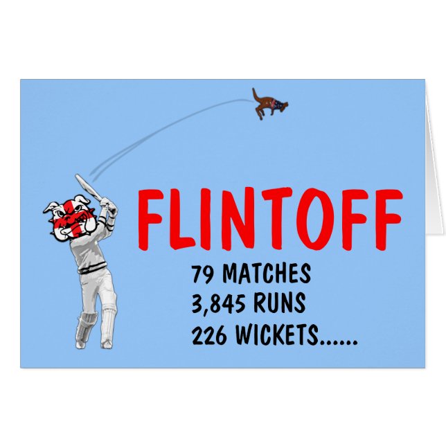 Funny English cricket (Front Horizontal)