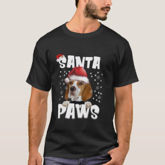 Funny English Pointer Christmas Lights Tree Dog Lo T-Shirt