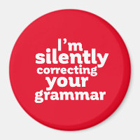 Funny English Teacher Silently Correcting Grammar