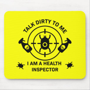 Funny Environmental Health Inspector Gift Mouse Pad
