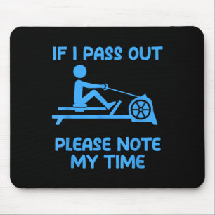 Funny Erg Machine Gym Ergometer Rowing Exercise Mouse Pad