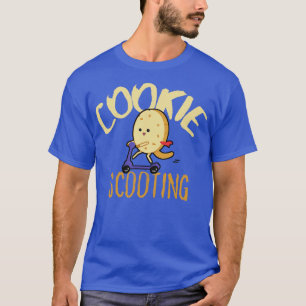 Funny EScooter Cute Kawaii Cookie Driving Scooter T-Shirt