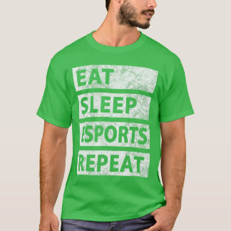 Funny Esports Gaming Gamer Eat Sleep Esports retro T-Shirt