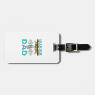 Funny Euphonium Dad Vintage Music Design_1 Luggage Tag
