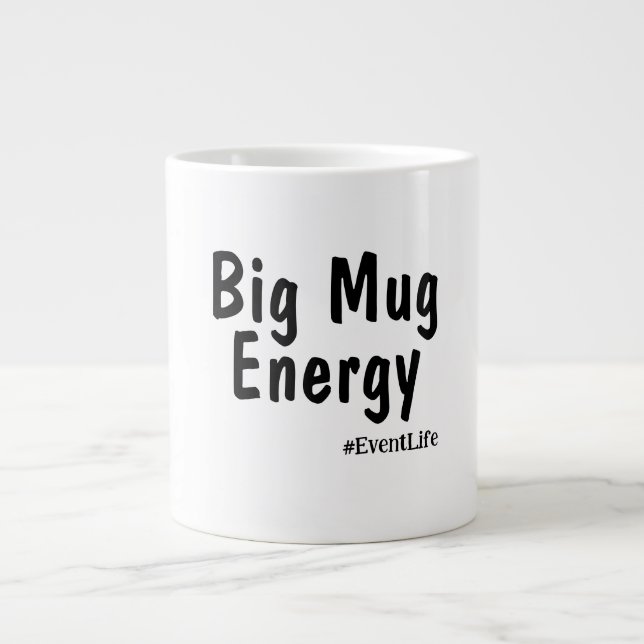 Funny Event Planner Jumbo Mug [Personalise too] (Front)