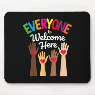 Funny Everyone Is Welcome Here Idaho Teacher Women Mouse Pad