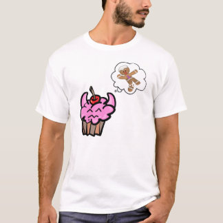 Funny Evil Cookie Killer Cupcake T-Shirt
