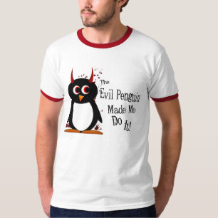 Funny Evil Penguin™ Guys T T-Shirt