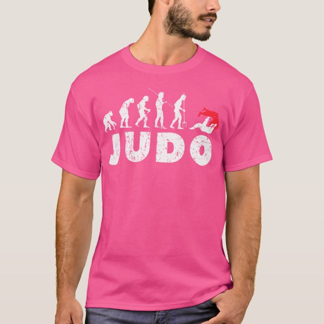 Funny Evolution Japan Judoka Judo T-Shirt (Front)