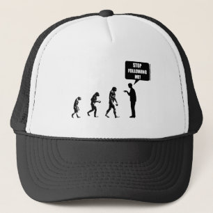 Funny Evolution of Man Hat