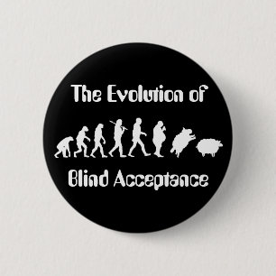 Funny Evolution of Man Parody 6 Cm Round Badge