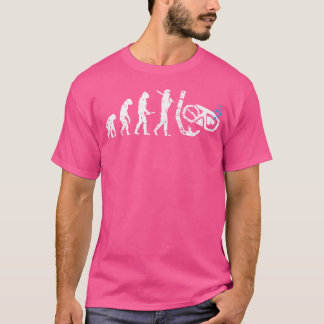 Funny Evolution Of Man Scuba Diving T-Shirt