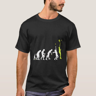 Funny Evolution Of Tennis Player T-Shirt