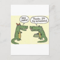 Funny Ex Husband Alligator Purse