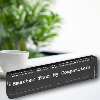 Funny Executive Desk Name Plates