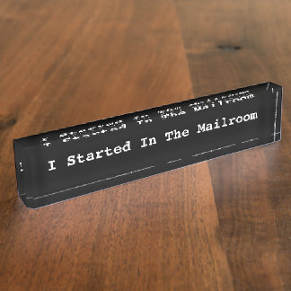 Funny Executive Desk Name Plates