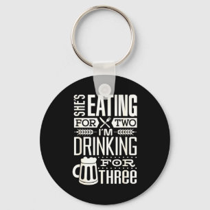 Funny Expecting Dad Shirt For Pregnancy New Dad Fa Key Ring