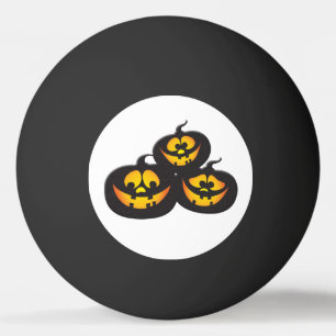 Funny Expressions Halloween Pumpkins Ping Pong Ball